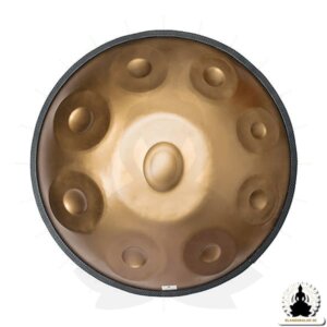 Gyllene Handpan – 17 toner – Tillbehör medföljer (1)