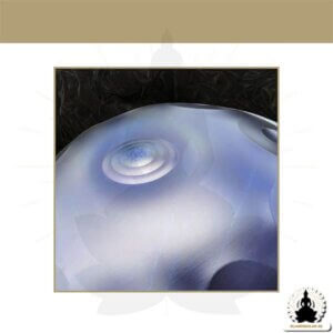 10 Noter Handpan – Galaxy Blue – D Moll – Tillbehör medföljer (4)