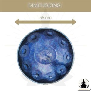 10 Noter Handpan – Purple Space – D Moll – Tillbehör medföljer (2)