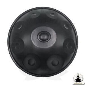 9 Toner Handpan – Dark Black – D Minor – Tillbehör medföljer (1)